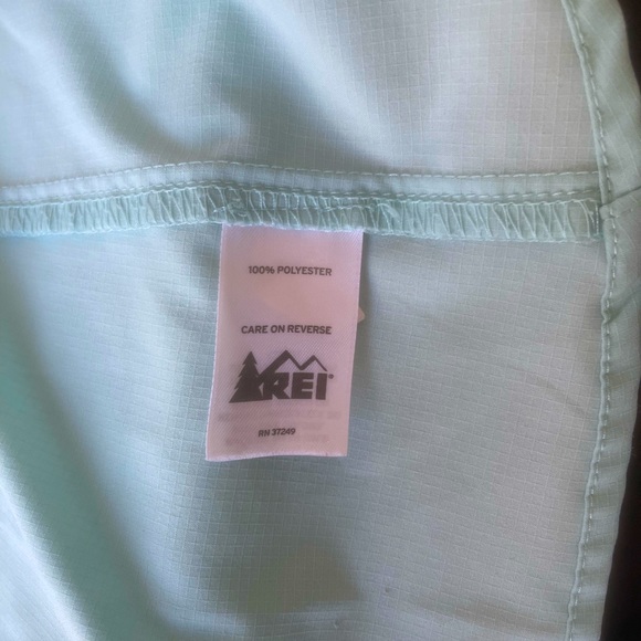 TEAL REI BUTTON UP ACTIVE SHIRT XS - Picture 5 of 6